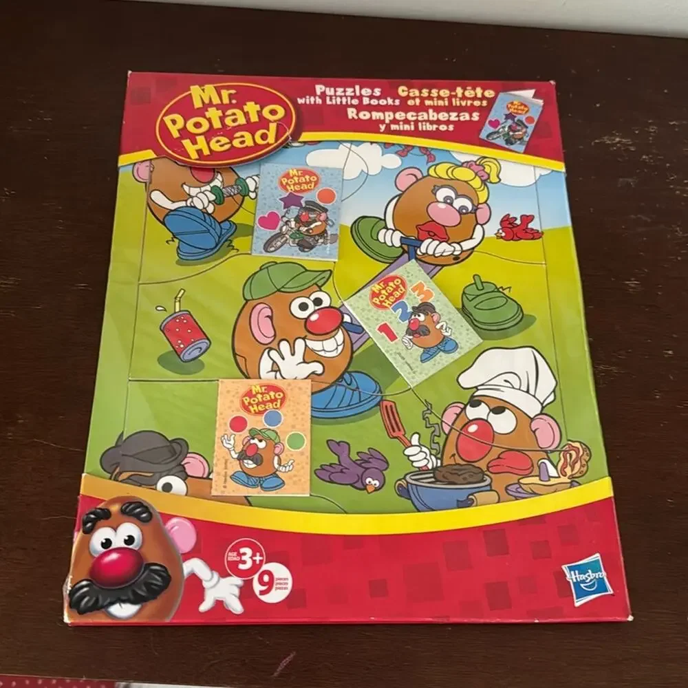 Hasbro | Mr. Potato Head Puzzles with Little Books New in Package